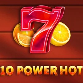 10 Power Hot logo by Amusnet Interactive at Spinjoys Casino