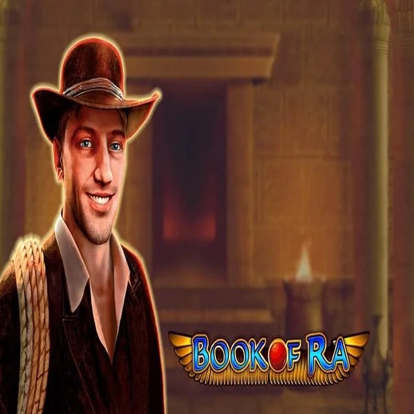 Book of Ra online game logo by Greentube on spinjoyss.nl