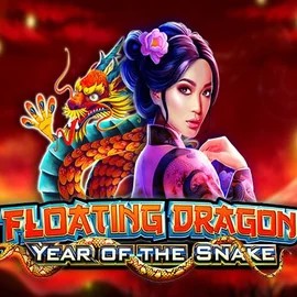 Floating Dragon Year of the Snake slot icon by Pragmatic Play, available at Spinjoys Casino