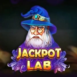 Jackpot Lab slot logo by Platipus at Spinjoys Casino