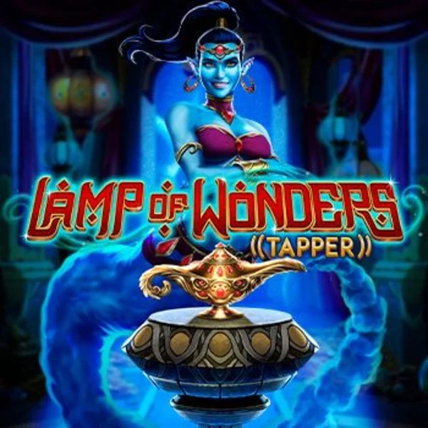 Official Slots logo: Lamp Of Wonders Tapper by Greentube at Spinjoys Casino