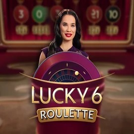 Lucky 6 Roulette slot icon by Pragmatic Play, available at Spinjoys Casino