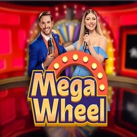 Official Live Casino logo: Mega Wheel by Pragmatic Play at Spinjoys Casino