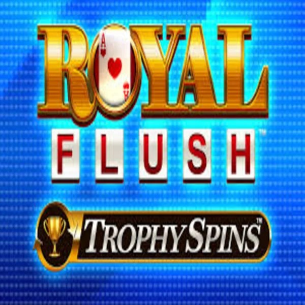 Royal Flush Trophy Spins logo by Greentube at Spinjoys Casino