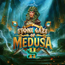 Stone Gaze of Medusa 2 by Stakelogic, showcased at spinjoyss.nl – game logo