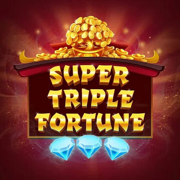 Super Triple Fortune logo by Greentube at Spinjoys Casino