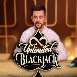 Unlimited Blackjack slot visual from Ezugi available on spinjoyss.nl
