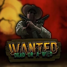 Wanted Dead or a Wild casino game by Hacksaw Gaming – featured logo at Spinjoys Casino
