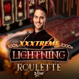 XXXtreme Lightning Roulette game by Evolution – logo hosted on Spinjoys Casino